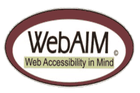 Image of WebAIM logo